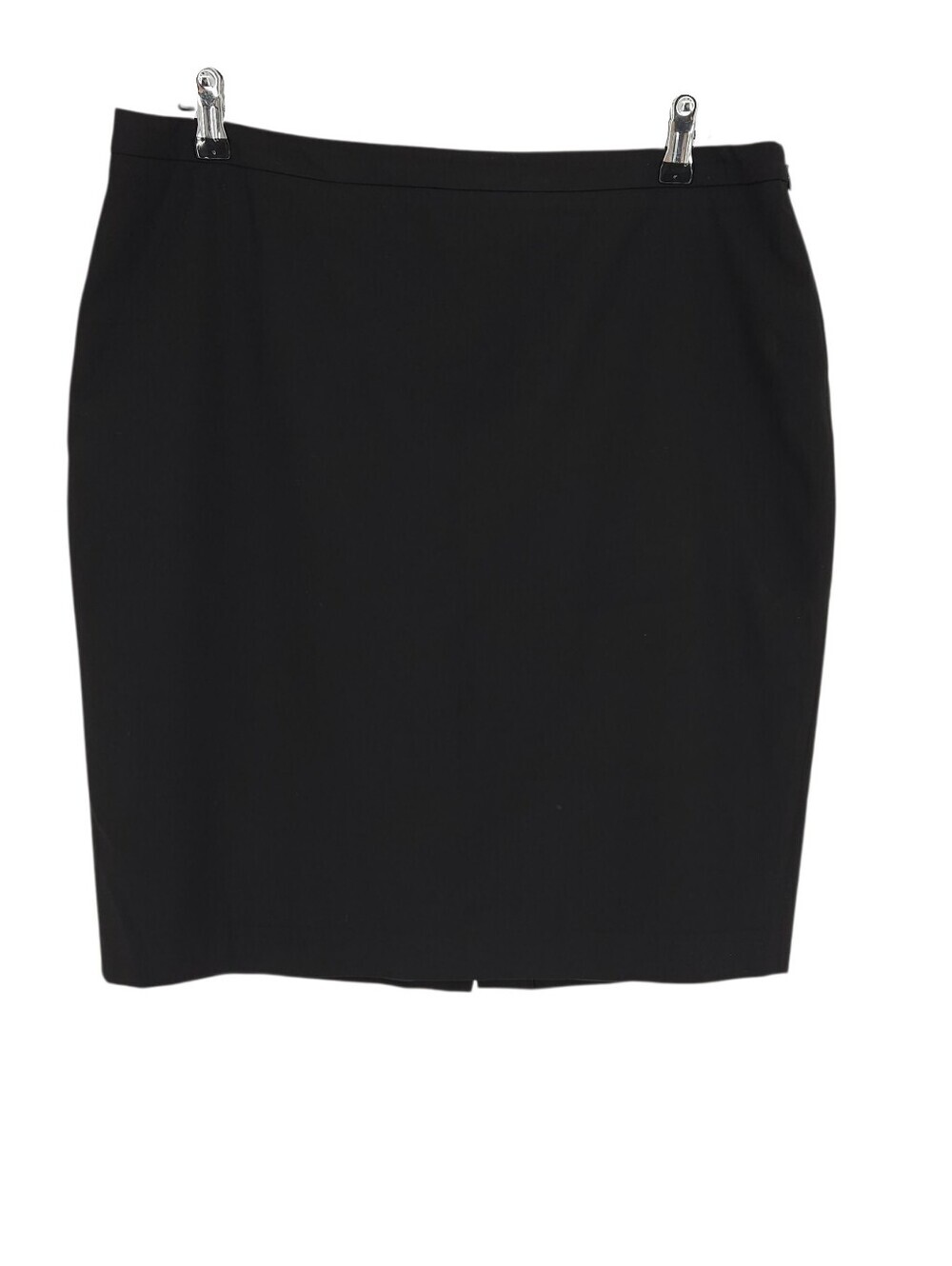 Michael Kors Straight Pencil Skirt Black Knee Length Side Zip Business Career 14 - Picture 1 of 6